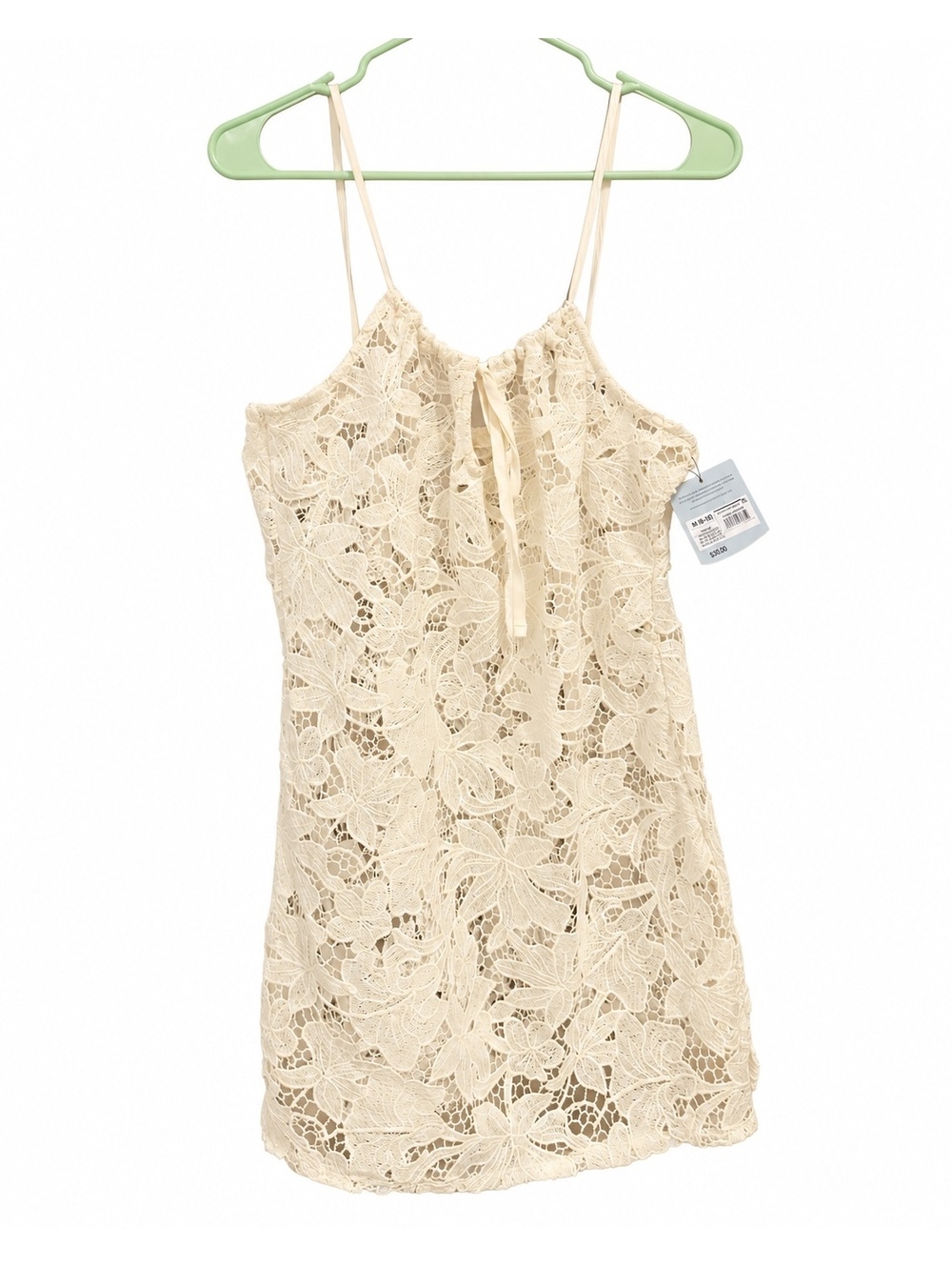 Shade and Shore Cream Lace Swim Cover Up Size M 8 10